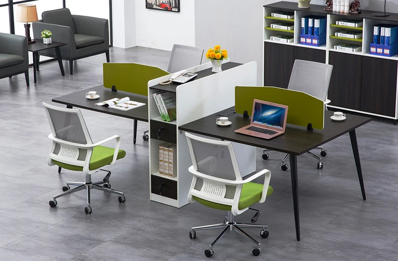 Cheap Modular Office Staff Computer 2 / 4 / 6 Person Work Desk