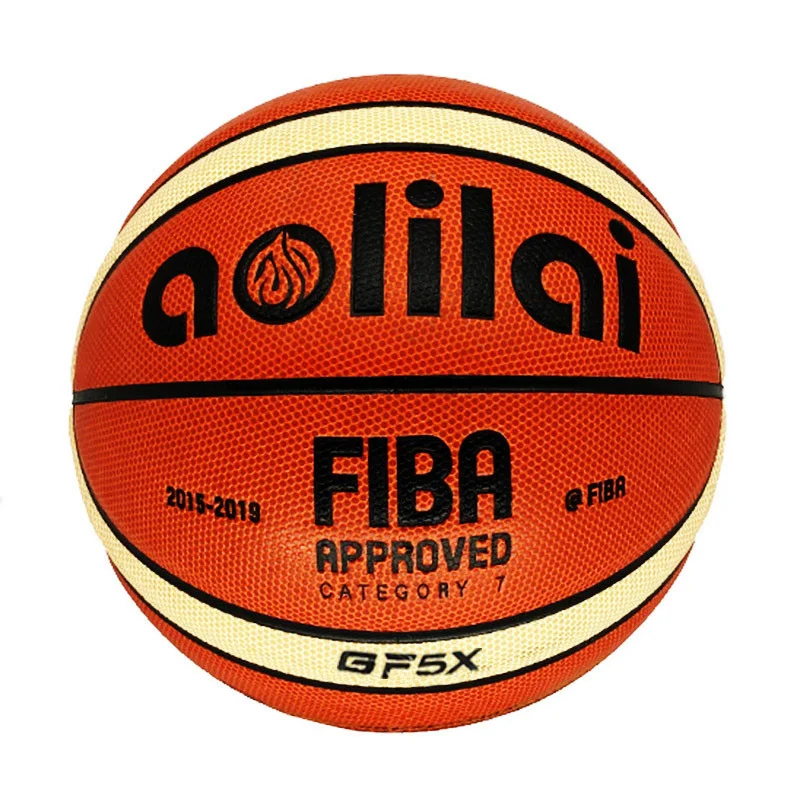 

Aolilai BALONCESTO PU leather indoor best sell custom logo Synthetic Leather number  Basketball ball