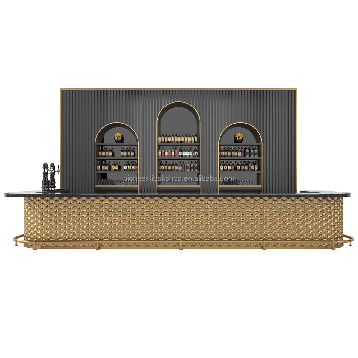 Customized Commercial Bar Counter Manufacturer Wine Bar Counter