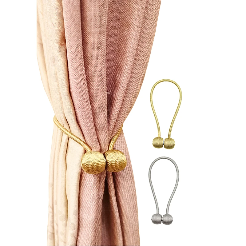 

New Product Ideas 2021 Magnetic curtain tie back,hooks,curtain tieback, Colorful