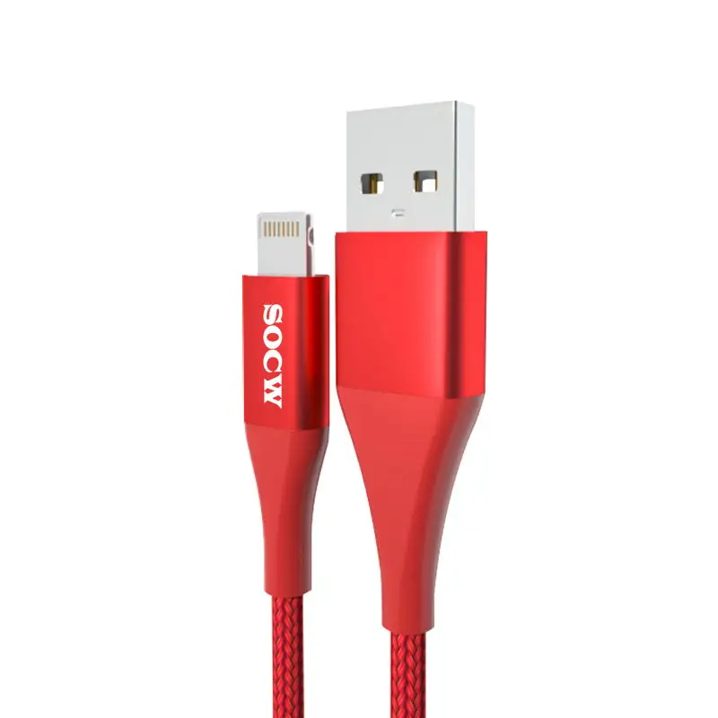 

Factory OEM fast charge 3A 1m 2m 3m nylon braided Type C Android micro 8 pin USB cable with data sync, Customized color