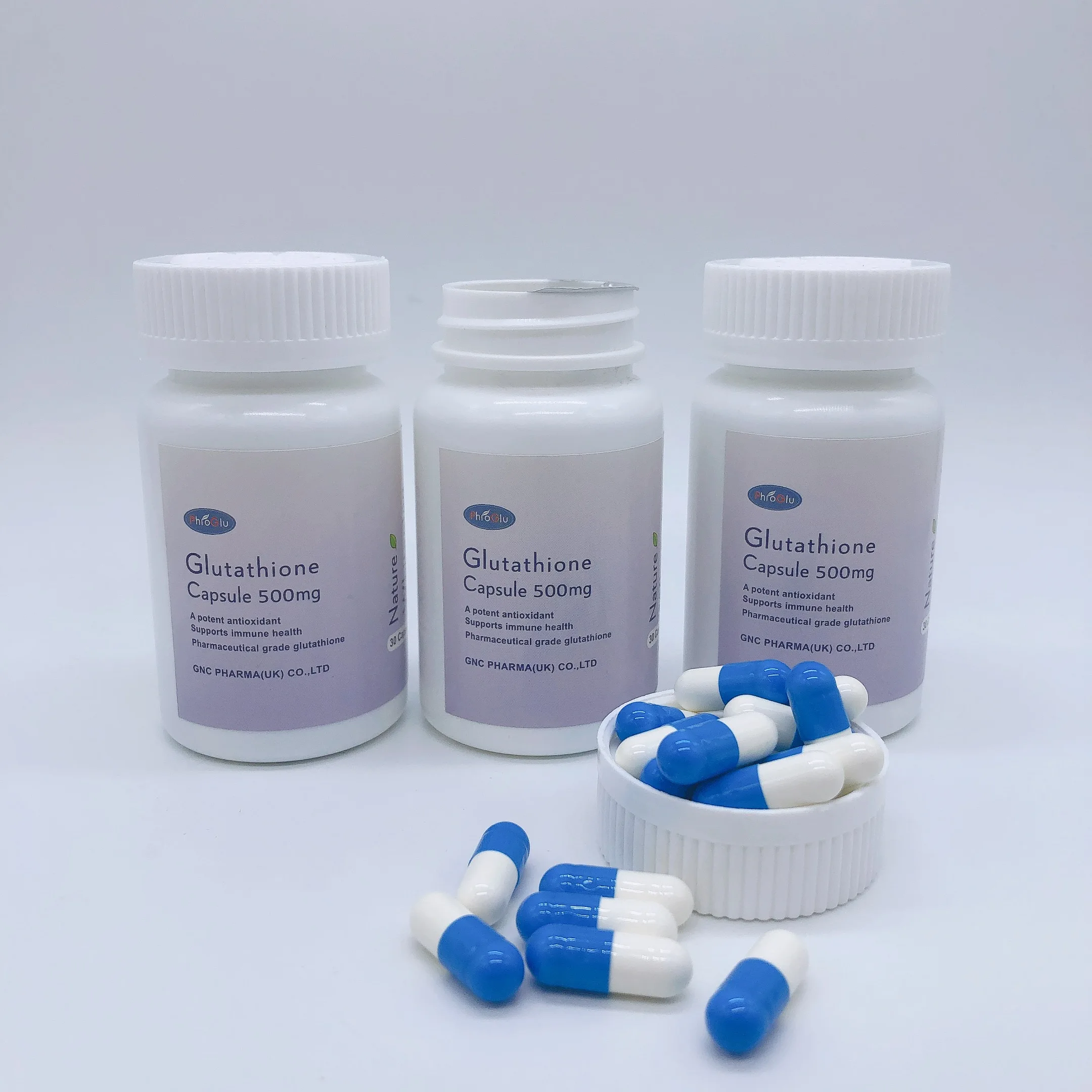 
New products 500mg glutathion capsule skin whitening capsule glutathion and collagen capsules 