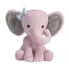 Custom logo promotional stuffed elephant toys with big ears pink stuffed elephant plush soft toy elephant