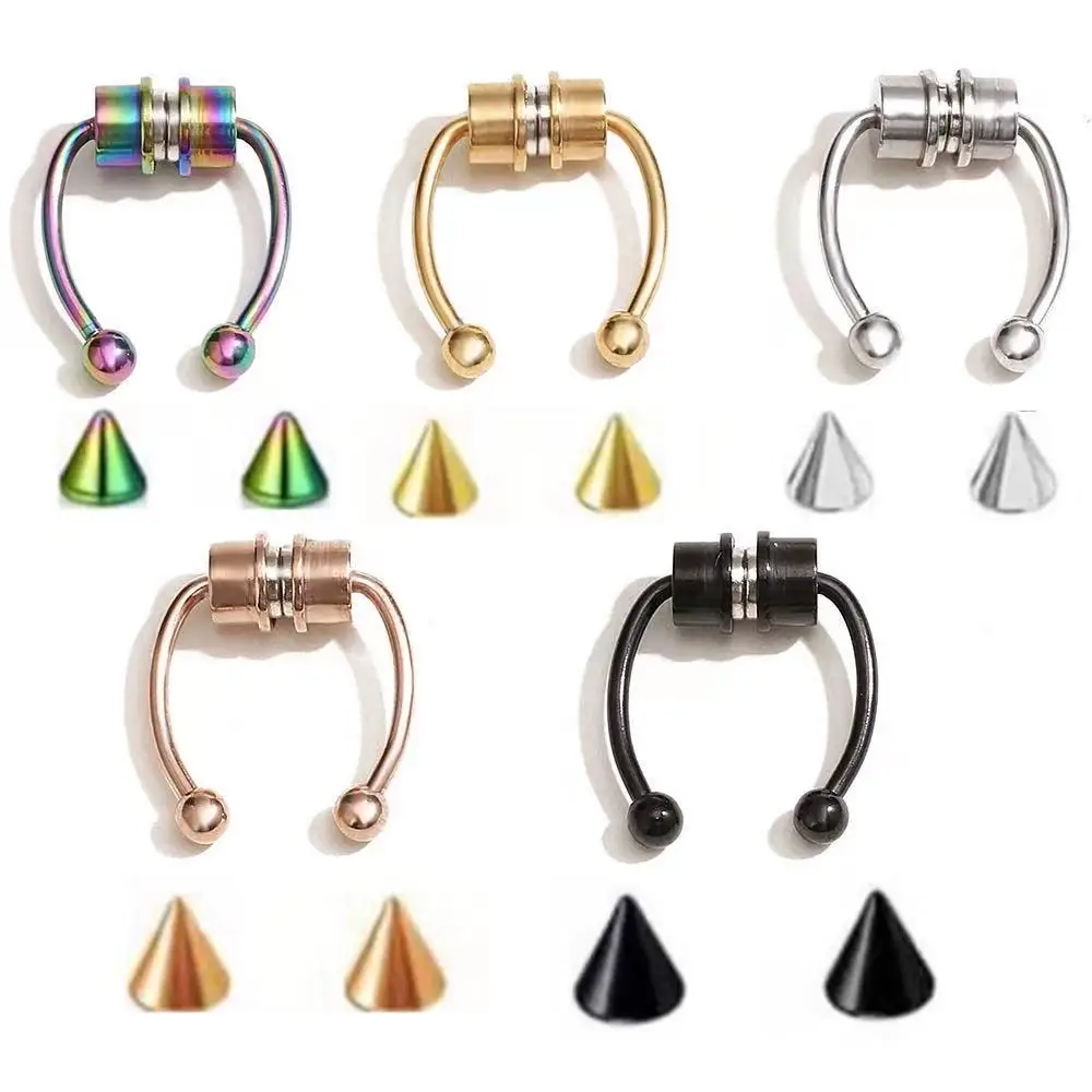 

2021 stainless steel fashion creativity popular trend women's nose ring