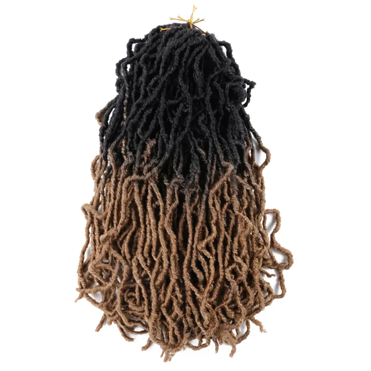 

Curkt Loose Deep Crochet Braiding Hair Faux Locs Braids 18 Inch Hair Extension Dreadlocks Curly Wholesales Nu Lucs