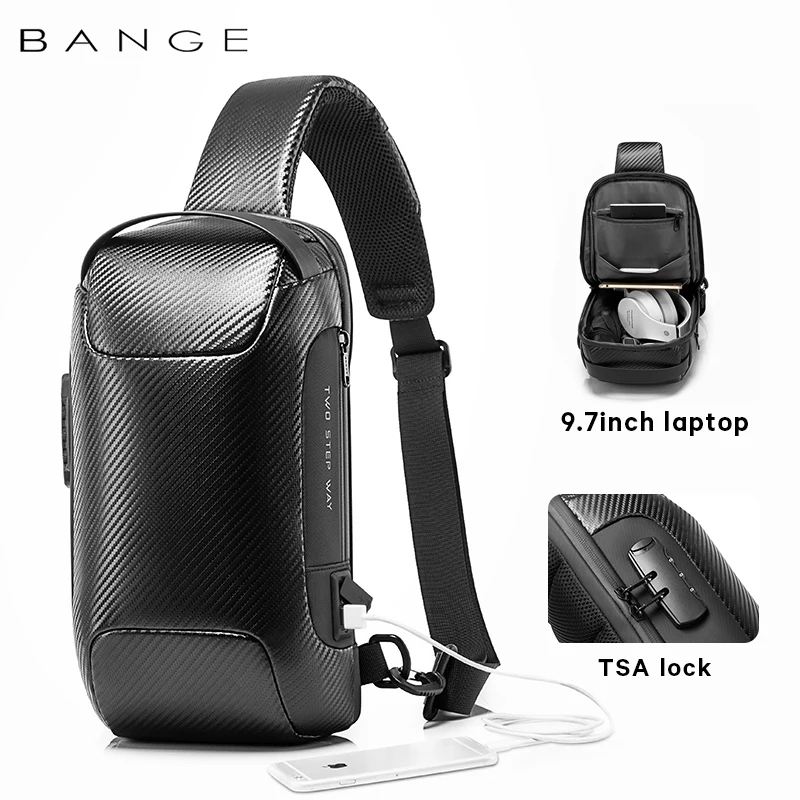 

Factory hot sell new korean custom shoulder wholesale mens sling bags crossbody waterproof sling bag men sling bag