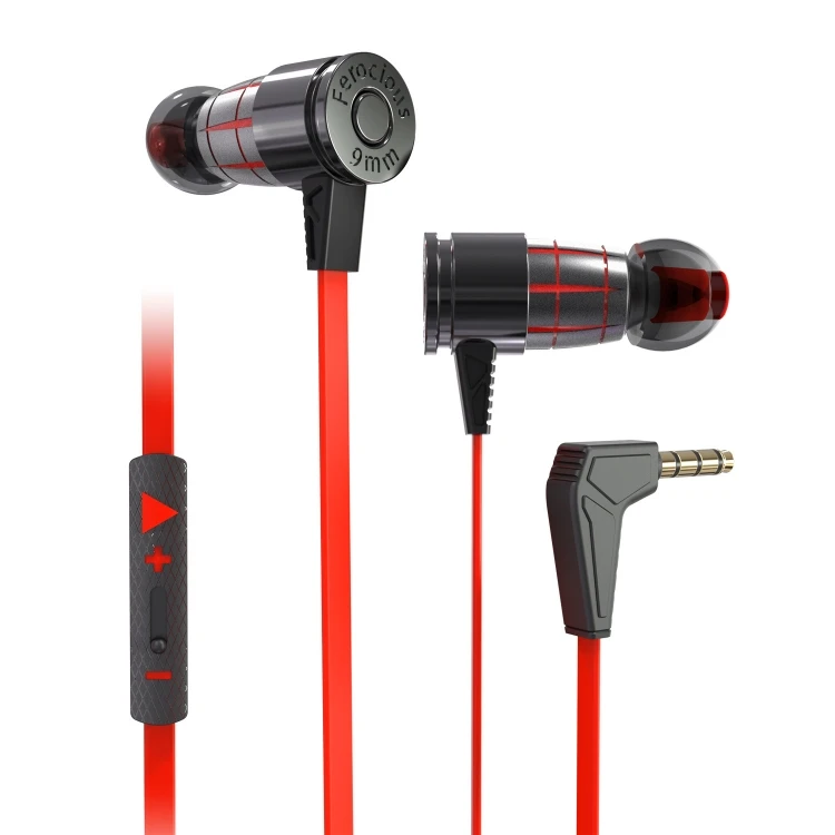 

G25 3.5mm Gaming Headset In-ear Wired Magnetic Stereo With Mic, Red black green