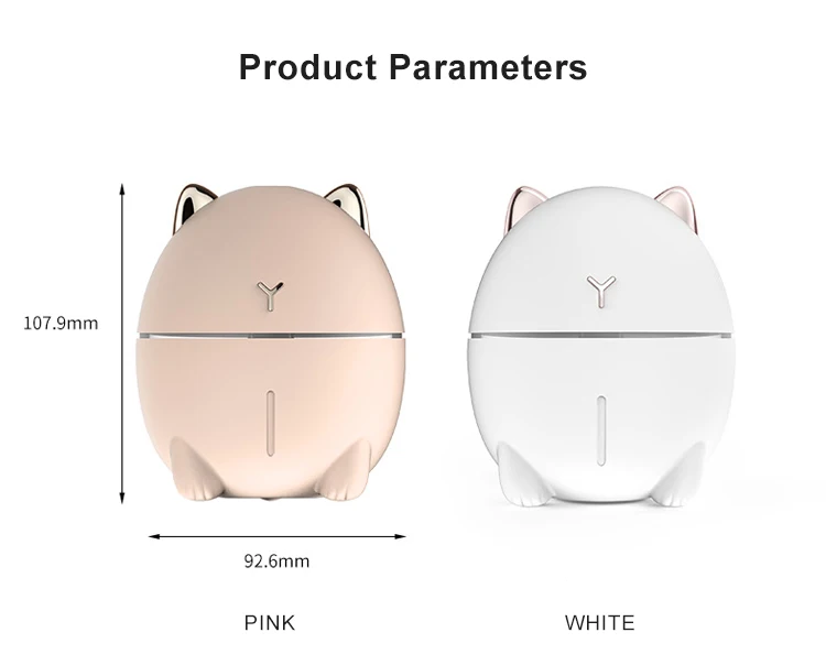 WSTA Mini Ultrasonic Aroma Air Humidifier Luchtbevochtiger Essential Oil Diffuser