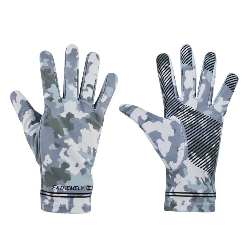 

Full Finger Bike Cycling Hand Gloves Breathable Cooling UV Protection Motorcycle Gloves, Blue ,gray , black or customized