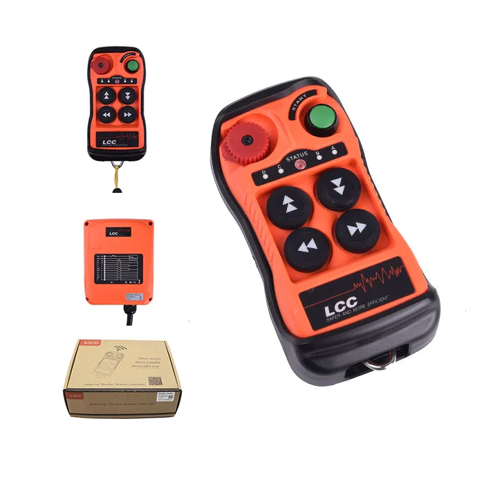 

Q400 LCC 4 button single speed radio wireless industrial remote control with transmitter receiver concrete truck electric hoist