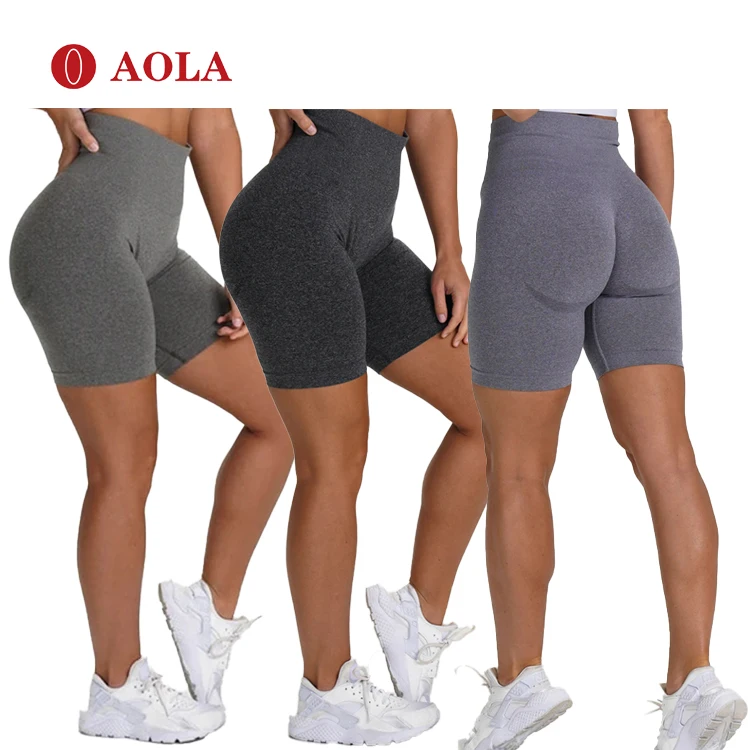 

AOLA Sports Gym Fitness Yoga Wear Sports Shorts Womens Active Women Yoga Fitness Workout Yoga Short, Pictures shows