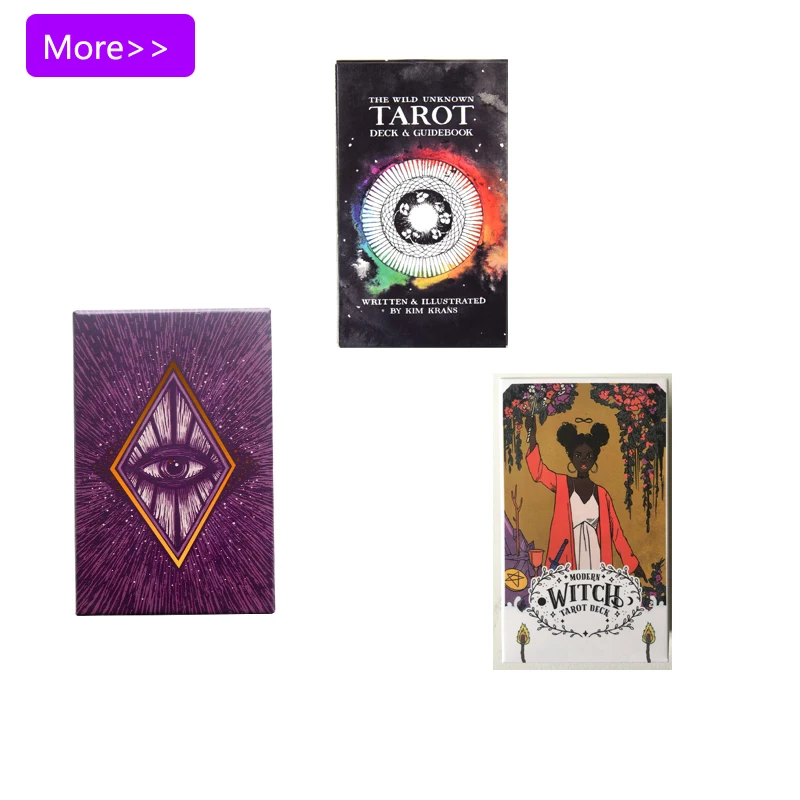 

300 Styles English card divination board game latest poker entertainment tarot thief deck wholesale