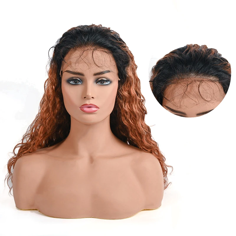 

613 Virgin Hair Full 360 Lace Frontal Wig Burmese Curly Wig Styled Wigs In Bulk