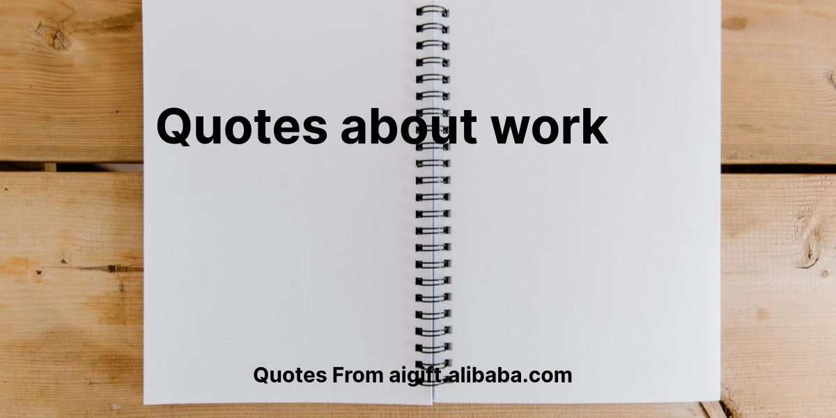 quotes about work