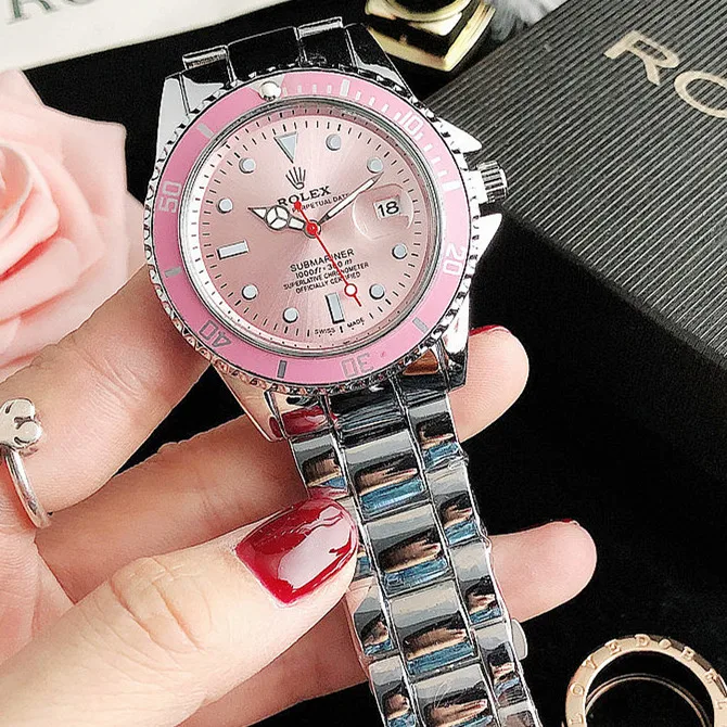 

Top Brand Ladies Female Quartz Watch Women Casual Strap Reloj Mujer calendar Watches Custom Logo men wrist Business Relojes