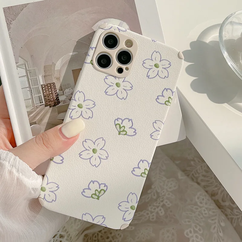 

Flower Soft TPU Phone Case For iPhone 12 11 Pro Max 12mini X Xs max XR SE 8 7 Plus Soft TPU Cover