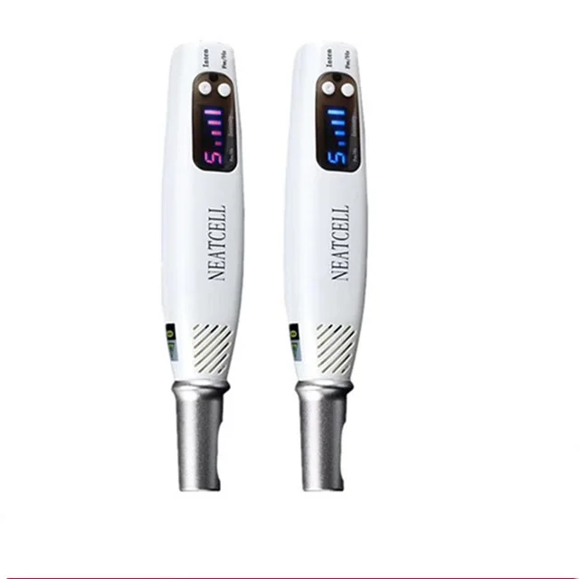 

Laser Picosecond Laser Machine Tattoo Removal Pen For Mole Dark Spot Acne Scar Eyebrow And Freckle Remover, White