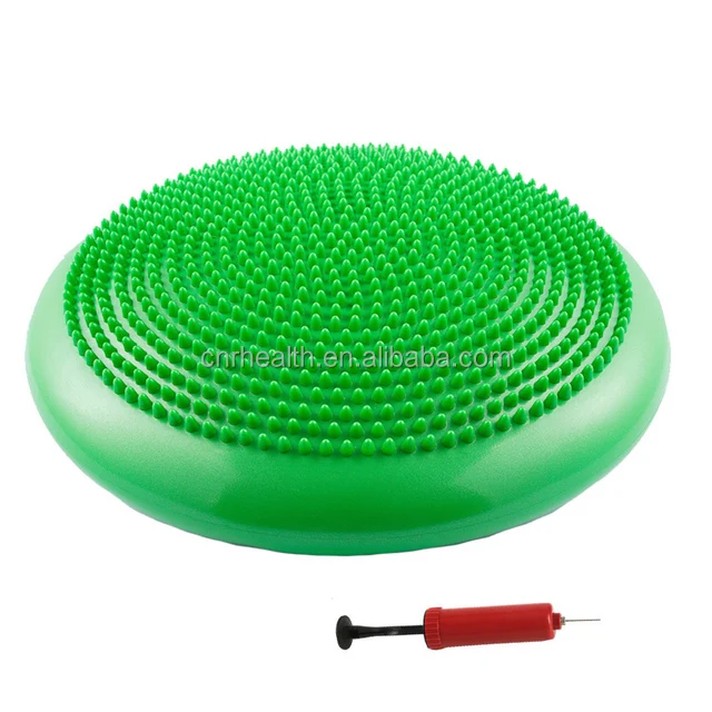 

Inflated Stability Wobble Cushion, Including Free Pump/Exercise Fitness Core Balance Disc, Pink, purple, green, black,grey, red,etc