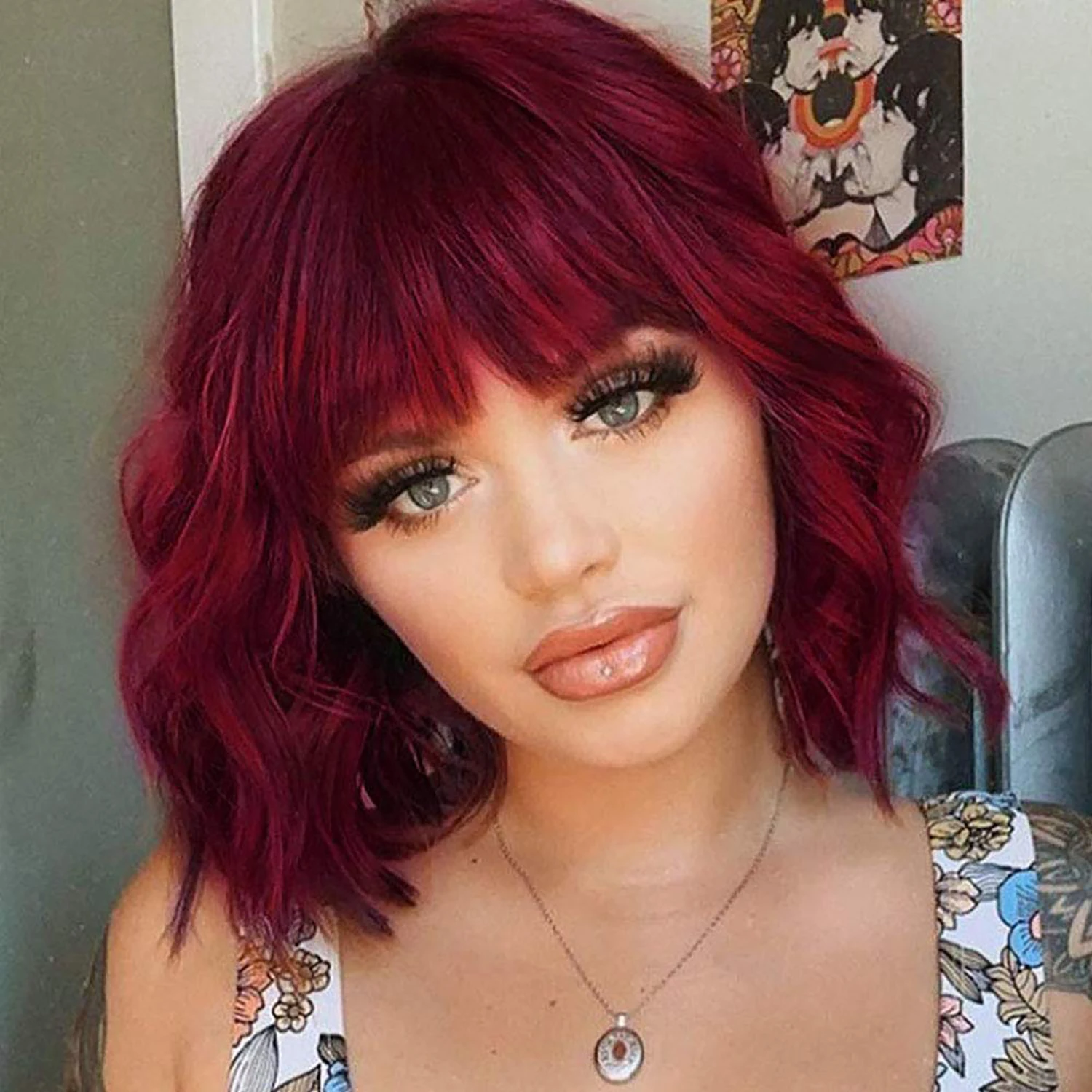 

European And American Wigs Black Women Short Curly Wigs Synthetic Hair Wigs