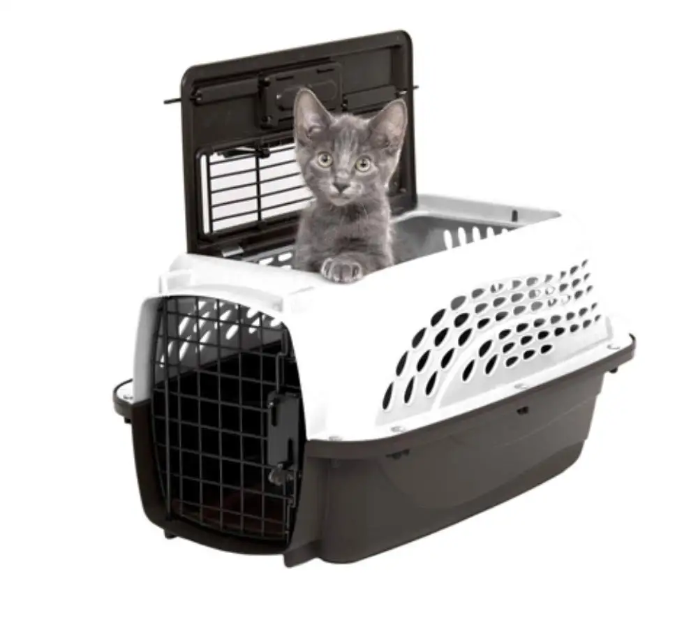 

C&C Portable Dog Cages Crates Multicolor Pet Cages Carriers Houses cat house pet carrier plastic cat dog cage box pet travel, Black, grey, as per your special request