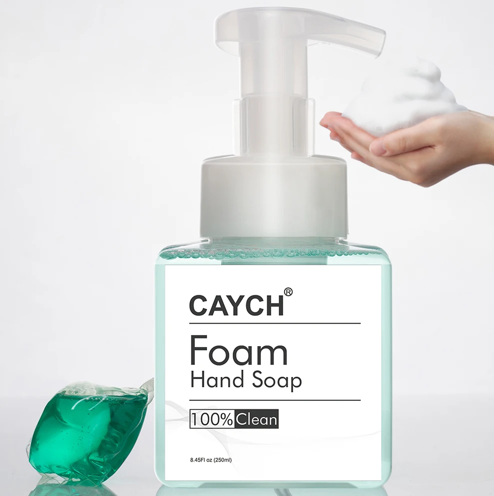 

Wholesale OEM/ODM China made portable antibacterial hand rub sanitizer scented liquid hand wash pods eco foaming hand soap, Transparent liquid