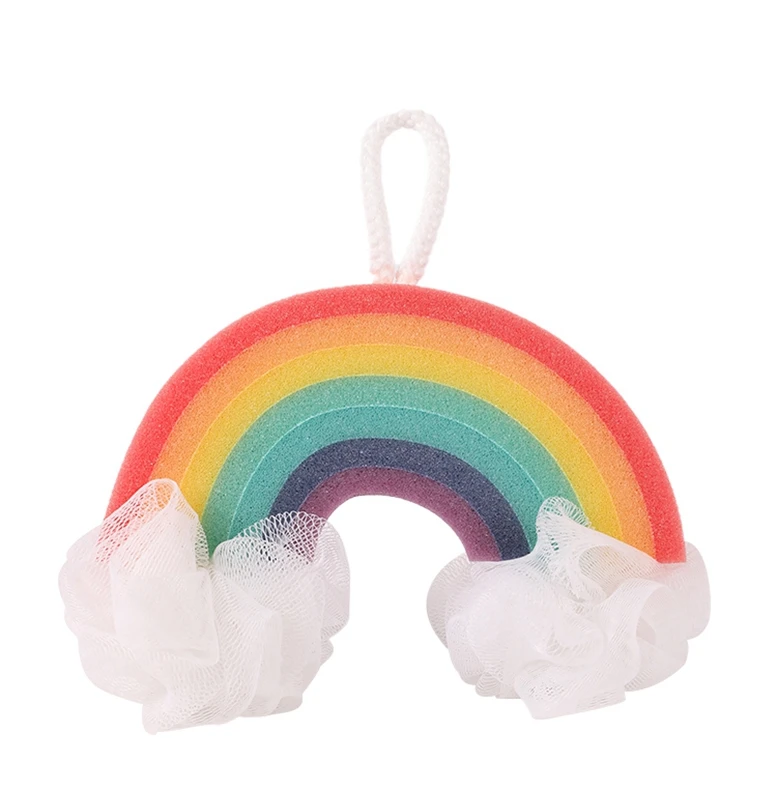 

Widely Used Comfortable Soft Cute Body Bath Sponges Kids Durable Rainbow Bath Sponge