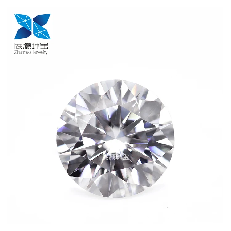 

Wholesale price round shape hears and arrows cutting DEF moissanite stones for moissanite hip hop jewelry