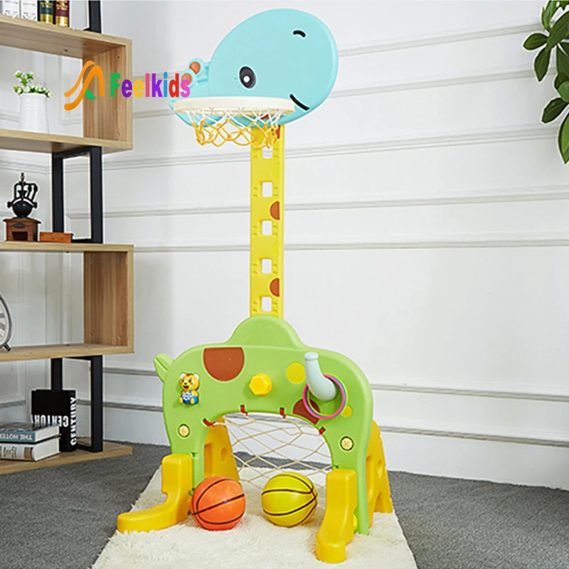 

Feelkids L-LQJZ02 basketball hoop, Yellow, blue