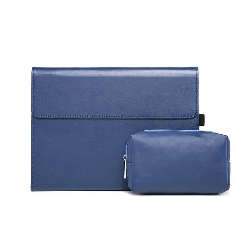 

new design leather surface pro clutch bag for men with messenger case