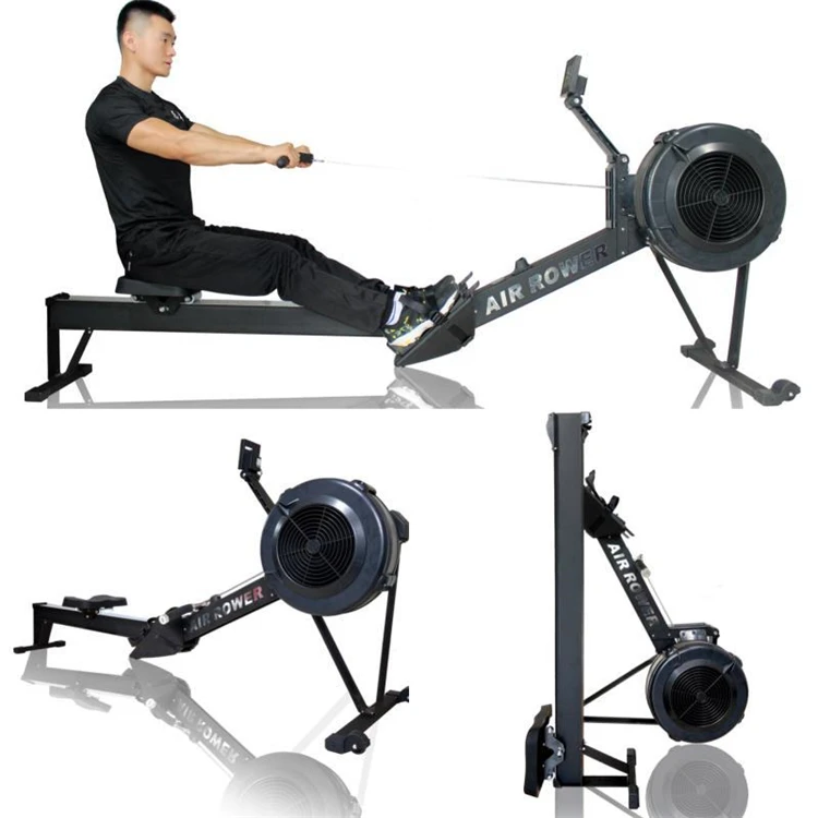 

Skyboard home fitness for sale seated household aerobic fitness rowing machine, Black, white