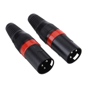 90 Degree Right Angle 3 Pin Xlr Female Mic Microphone Cable Connector Plug End 636391130301 Ebay