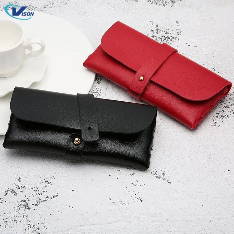 

Custom Sun Glass Cases Luxury PVC Leather Eye Handmade Sunglasses Case, Optional