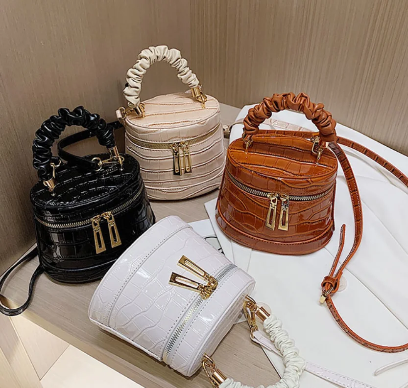 

Mini bucket bag Fashion Trendy Handbags for Ladies Shoulder bag Crossbody bag Women 2020, 4 colors