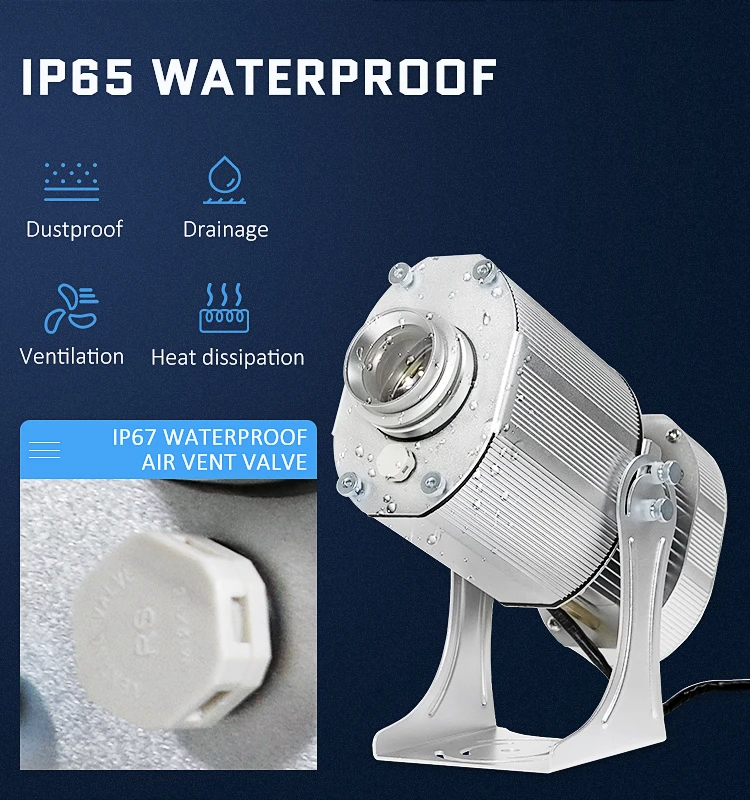 Pro 40w Led hd gobo projector waterproof IP65 flashlight for advertising