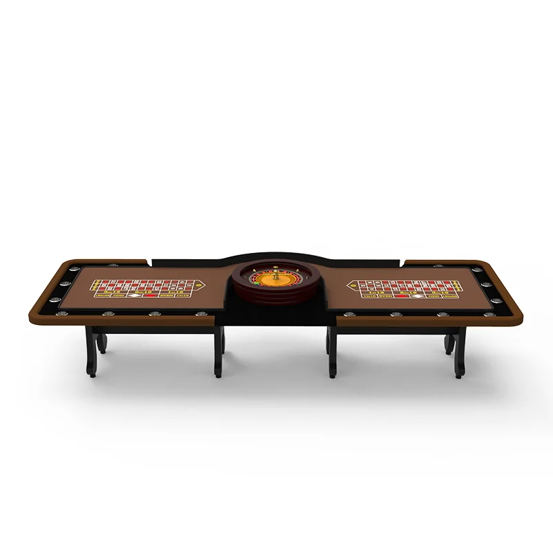 

YH Unique Design Gambling Table Luxury 18inch Roulette Wheel Table With Two Sides Table Top