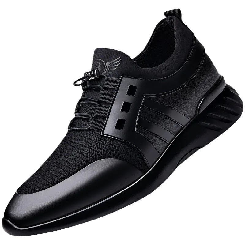

Men Office Dress Shoes Genuine Leather New Design Men Casual Leather Shoes elevator shoes for men height increasing
