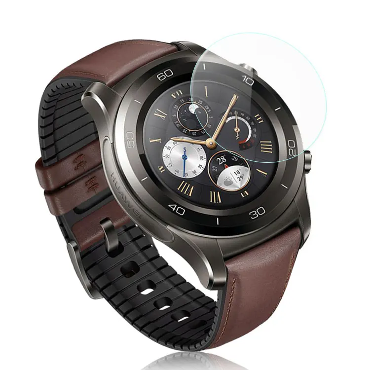 

Advanced 9H 2.5D 0.3mm HD Anti-Fingerprint Tempered Glass Screen Protector for Fossil Q Explorist HR Smart Watch