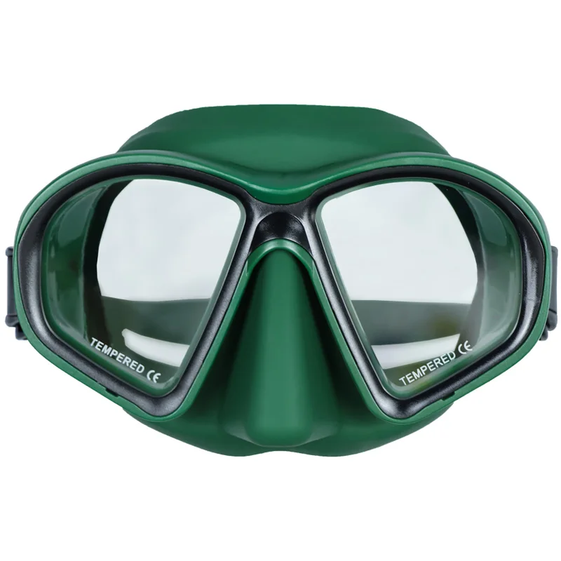 

Factory High Quality Multicolor Goggles Customized Logo Free Diving Equipment Half Face Swimming Snorkeling Diving Mask