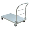 Foldable stainless steel platform hand truck hand trolley hand cart for warehouse