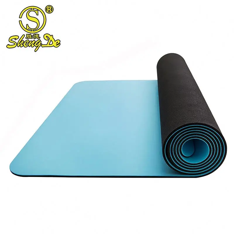 

2020 new product eco-friendly natural rubber PU yoga mat, Customized