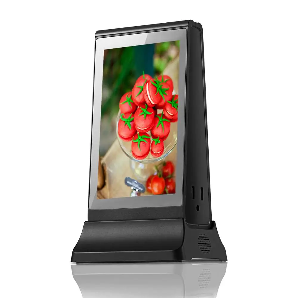 Table standing 7 inch LCD screen 20800mah  power bank menu power banks