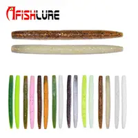 

Fishing Lure Stick Senko Worm 10cm 6.5g 8pcs Bass Soft Silicon Worm Lures Baits Artificial Earthworm Wracky Rig