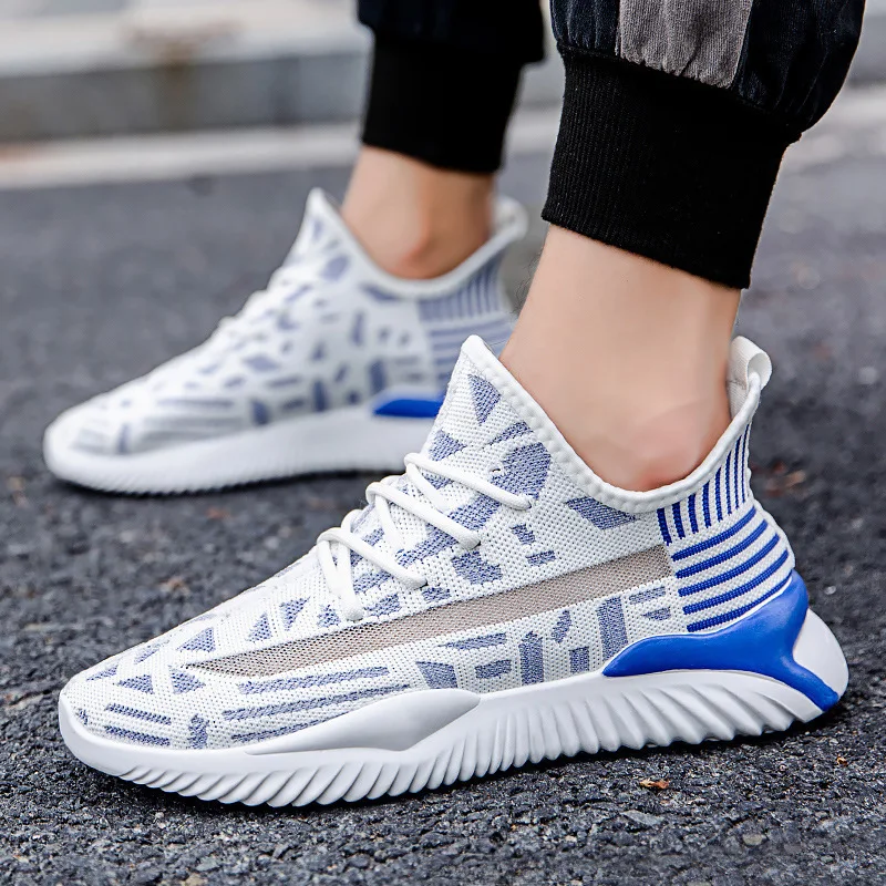 

Casual Breathable Lightweight Fashion Coconut Shoes Korean Student Fitness Running Shoes Hollow Soft Bottom Men's Sports Shoes