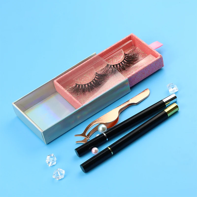 

Private eyelash package custom real mink eyelashes bulk 18mm 20mm 3d mink lashes wholesale vendor