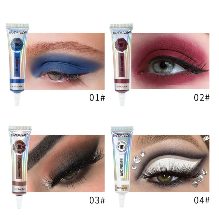 

Wholesale high quality long lasting multi colors easy wear matte multi-function eyeshadow cream
