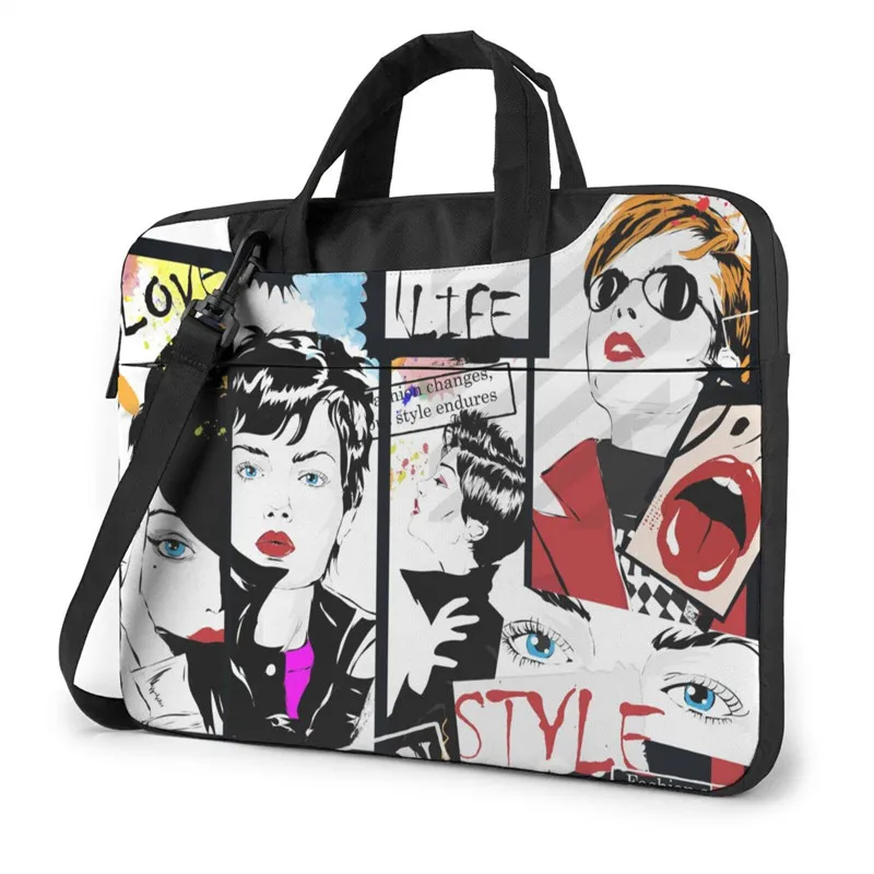 

Graffiti Custom Print Womens Computer Bag Cheap Travel Laptop Bags For Girls Ladies