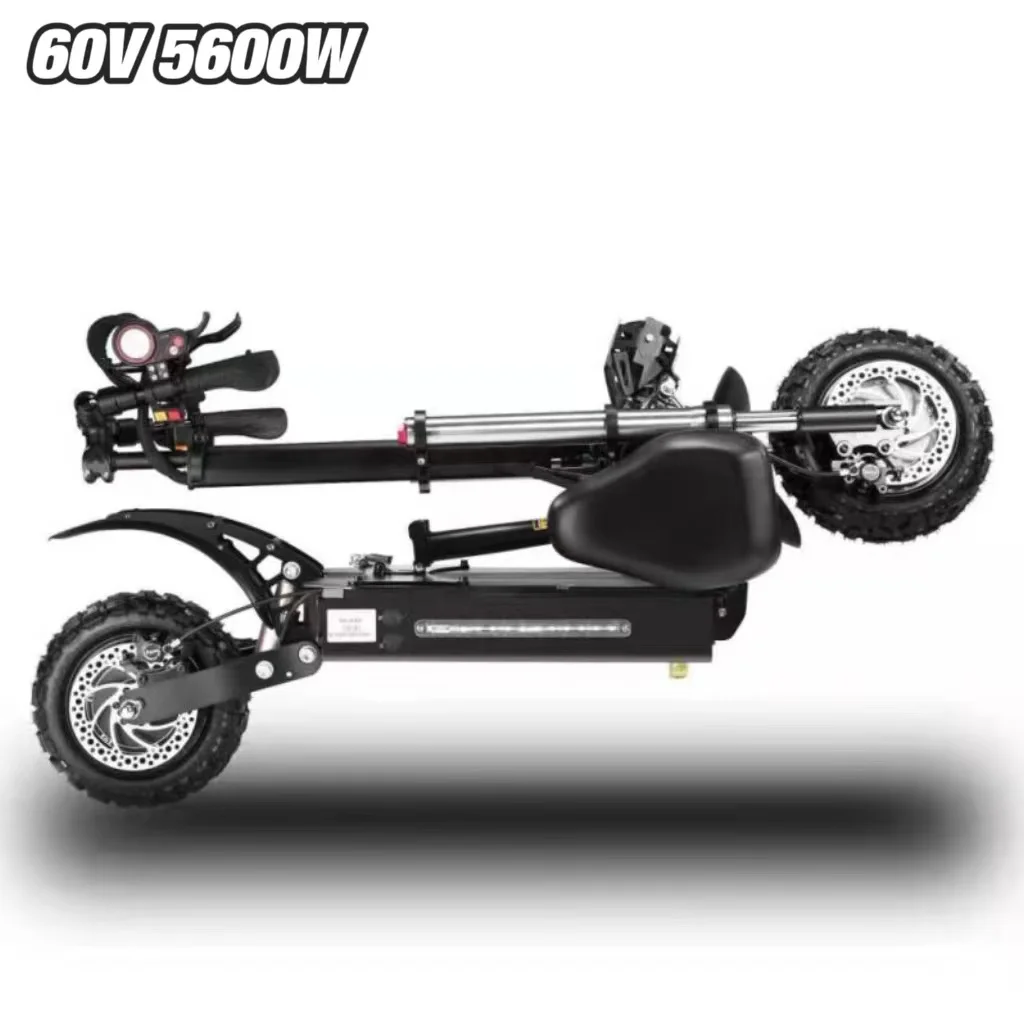 

Geofought Fast speed 85KM/h adults off road 14inch tire electric scooter motorcycle 11inch wheels dual motor 5600w 8000w 60v
