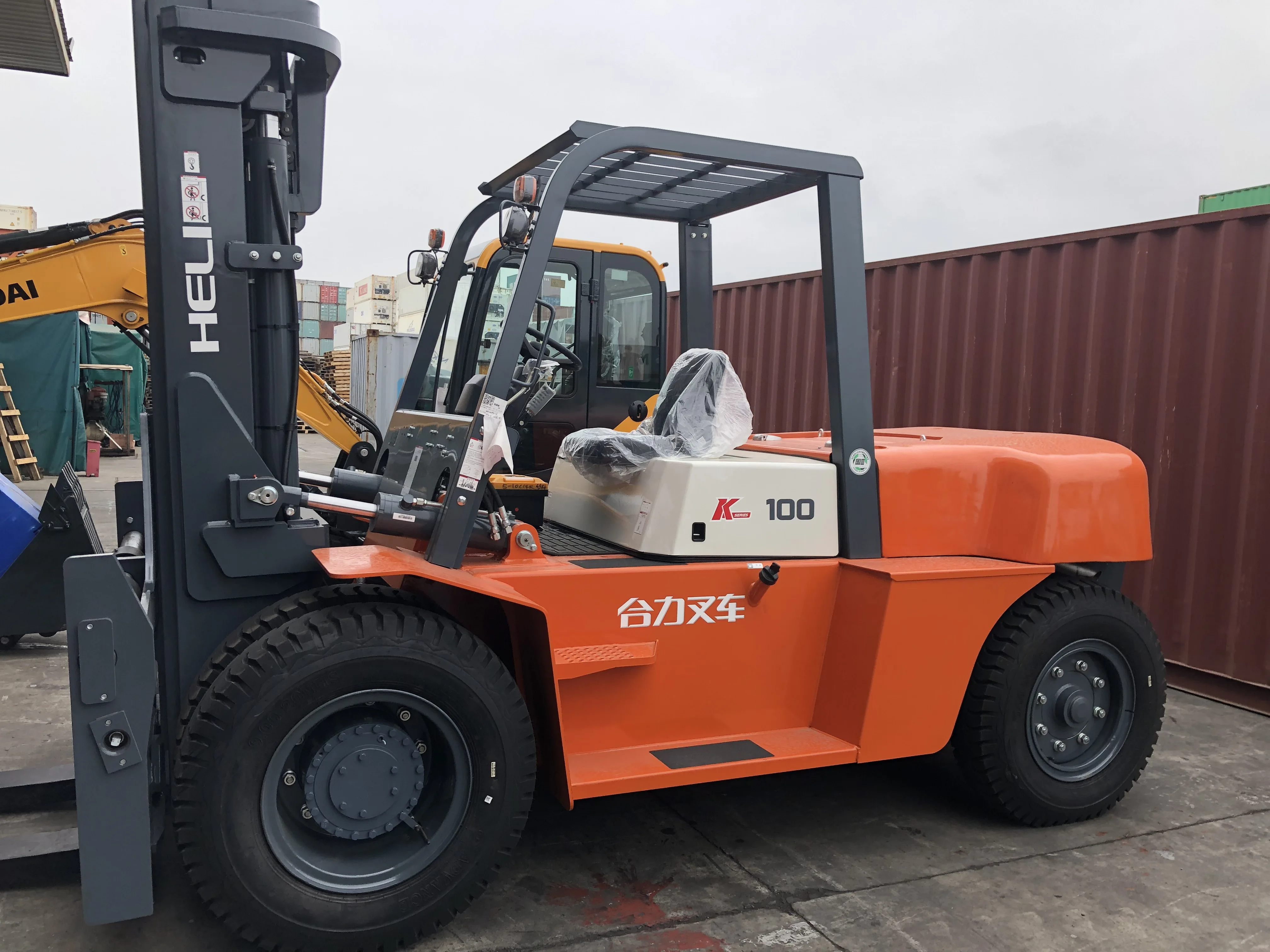 Diesel Forklift Heli Product 10ton Diesel Cpcd100 Forklift In Saudi ...