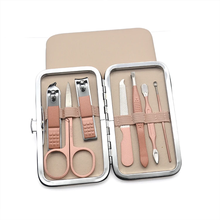 

7 pieces nail tools manicure pedicure set nail clipper set, Customer option