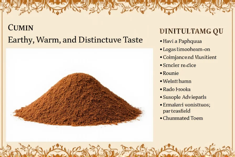 Cumin Flavor Profile: Earthy, Warm, and Distinctive Taste